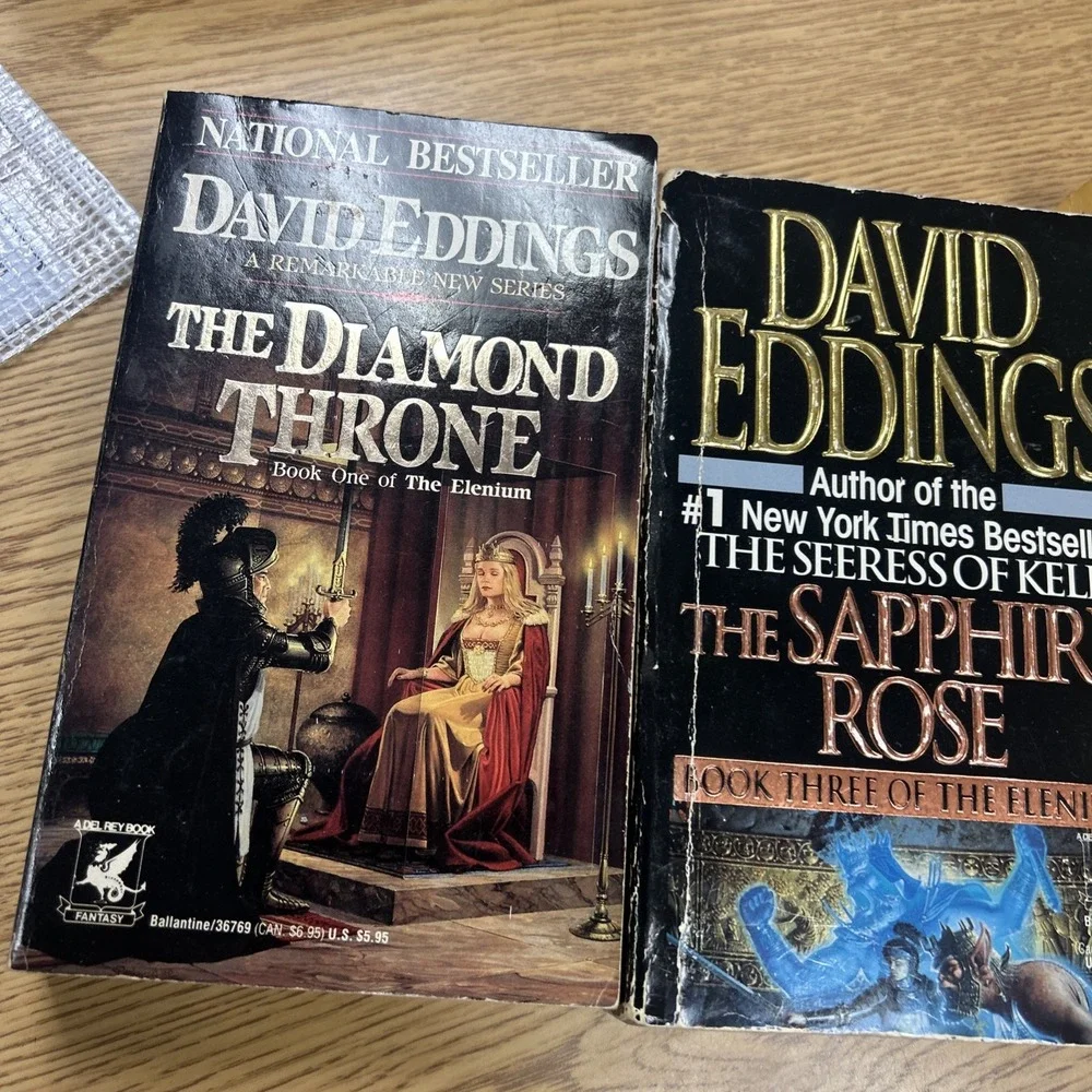David Eddings Lot Of 6 Paperbacks Fantasy, Science Fiction, Adventure de1